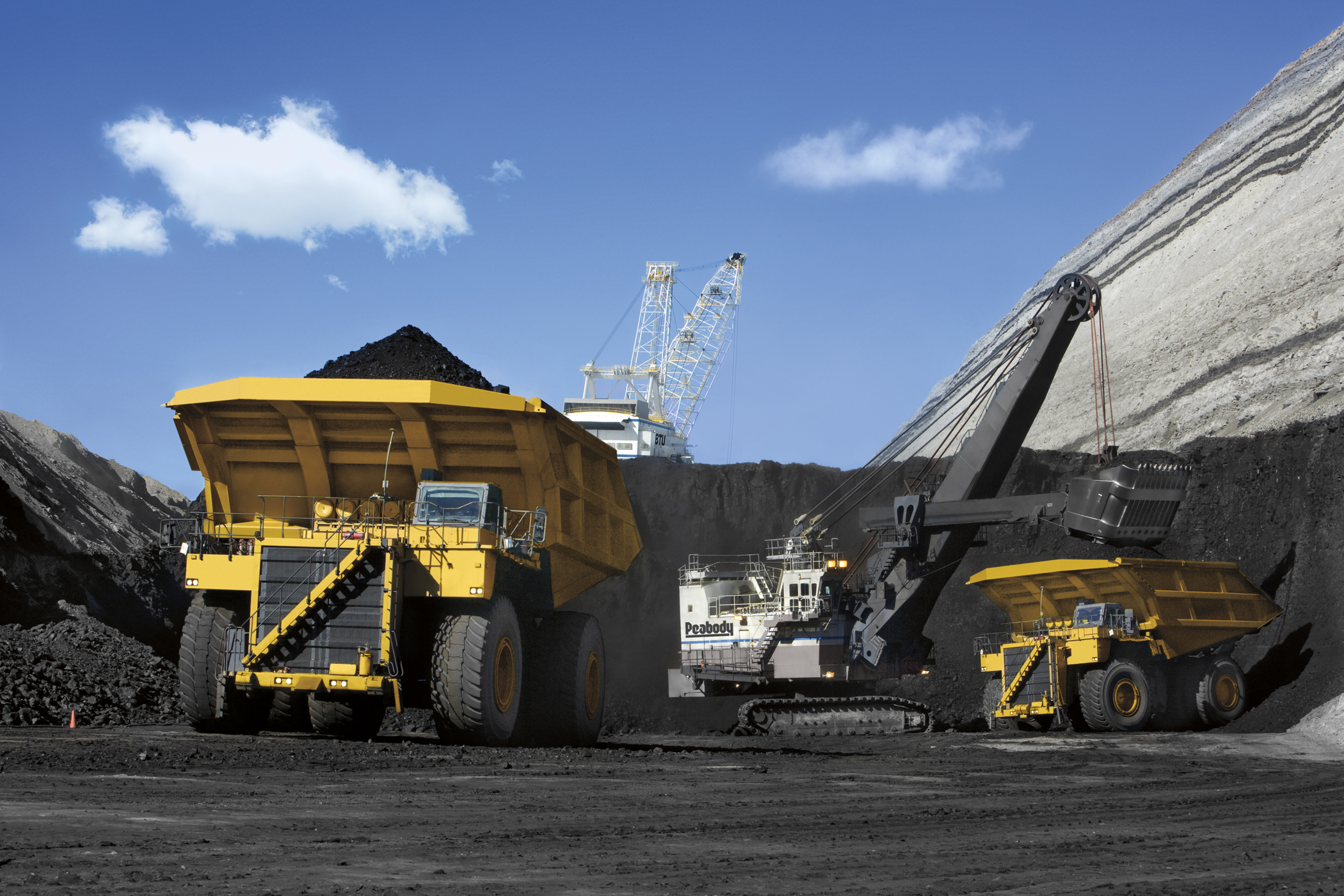 coal mine pit